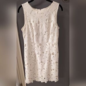 Vintage Ann Taylor sz 6 ivory dress